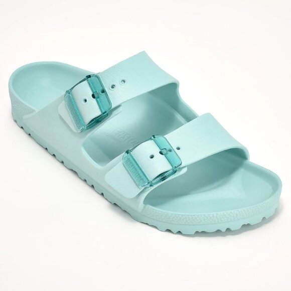Birkenstock Slide Sandal - Arizona Stealth Buckle EVA - Color Surf Green - Picture 1 of 1